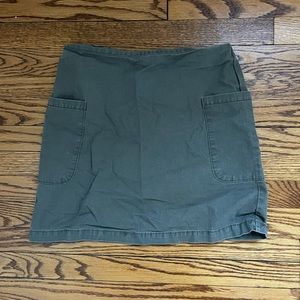 Khaki Mini Skirt